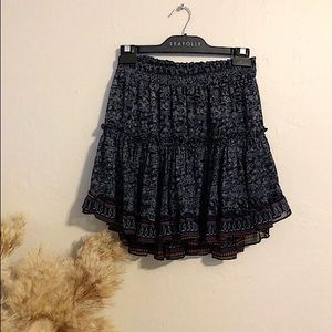 Misa Los Angeles high waisted mini skirt.